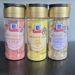 McCormick Bridgerton Strawberries & Cream Sweet Lemon Lavender Vanilla Sugars